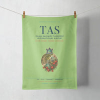 Thumbnail for Islam Karimov Tashkent International Airport (TAS) design on light green towel