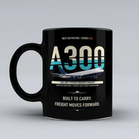 Thumbnail for A300-600F Mug design on black airbus