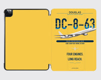 Thumbnail for Douglas DC-8-63 design on yellow ipad tablet case