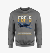 Thumbnail for F6F-5 Hellcat design on gray sweatshirt