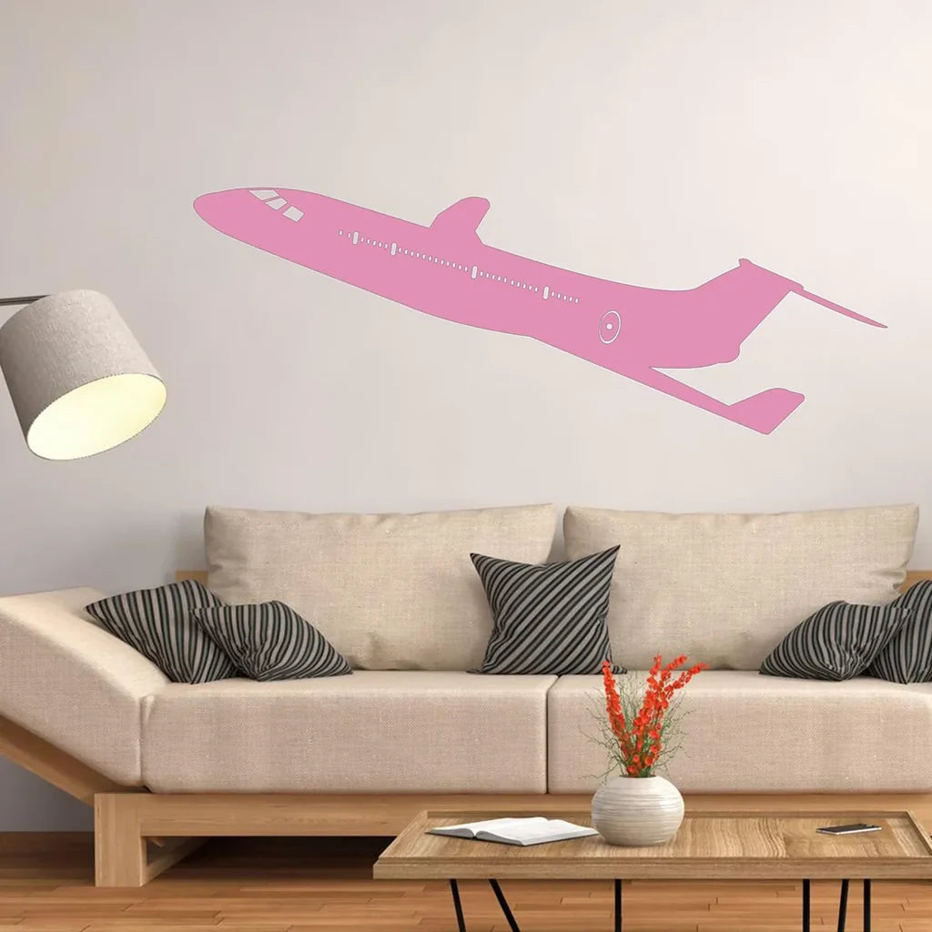 Climbing Business Jet Wall Sticker - view 4