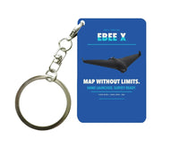 Thumbnail for AgEagle eBee X Key Chain design on blue key chain