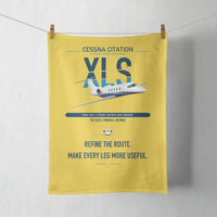 Thumbnail for Cessna Citation XLS design on yellow towel