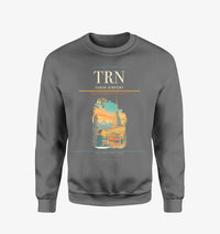 Thumbnail for Turin Airport (TRN) design on gray sweatshirt