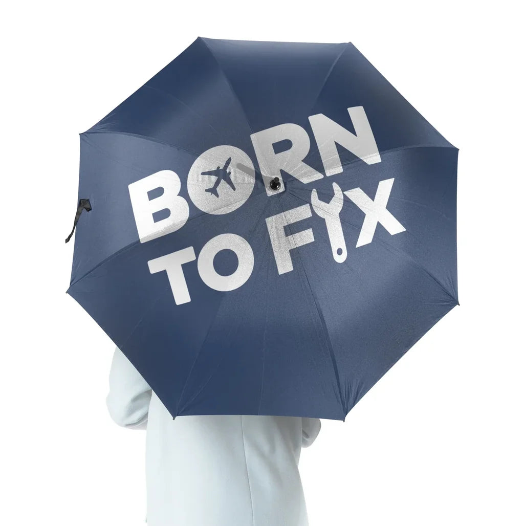 Born To Fix Airplanes Umbrella - view 3