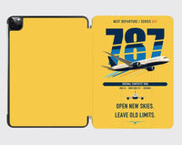 Thumbnail for Boeing 787-8 Dreamliner design on yellow ipad tablet case