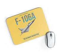 Thumbnail for F-106A Delta Dart design on yellow rectangle mouse pad