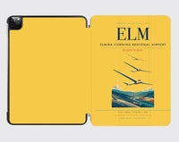 Thumbnail for Elmira Corning Regional Airport (ELM) design on yellow ipad tablet case