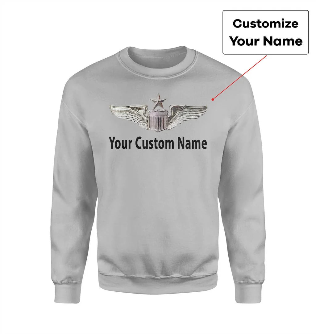 Customisable Air Force 3D Sweatshirt - view 3