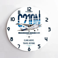 Thumbnail for Cessna T210N Centurion design on white no frame wall clock