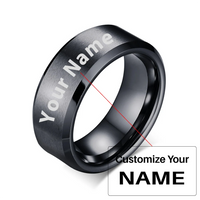 Thumbnail for Customisable Your Custom Design Text Design Ring - view 3