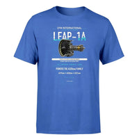 Thumbnail for CFM LEAP-1A design on blue single side