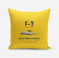 Thumbnail for E-3 Sentry AWACS design on yellow pillow