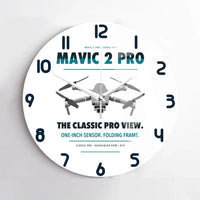 Thumbnail for DJI Mavic 2 Pro design on white no frame wall clock