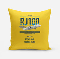 Thumbnail for Avro RJ100 design on yellow pillow