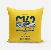 Thumbnail for Cessna 162 Skycatcher design on yellow pillow