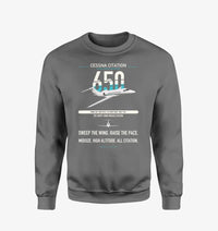 Thumbnail for Cessna Citation 650 - Citation III design on gray sweatshirt