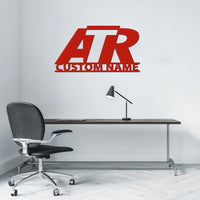 Thumbnail for Customisable ATR & Text Metal Sign - view 3