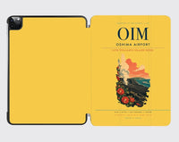 Thumbnail for Oshima Airport (OIM) design on yellow ipad tablet case