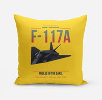 Thumbnail for F-117A Nighthawk design on yellow pillow