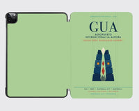 Thumbnail for Aeropuerto Internacional La Aurora (GUA) design on light green ipad tablet case