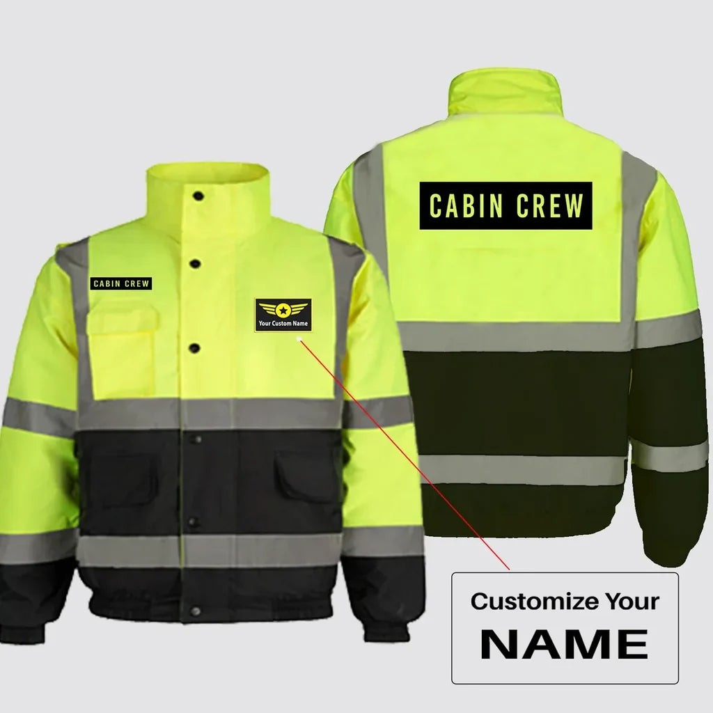 Cabin Crew Text Winter Jacket - view 3