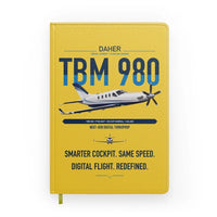 Thumbnail for Daher TBM 980 design on yellow notebook