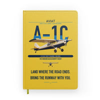 Thumbnail for Aviat Husky A-1C-180 design on yellow notebook