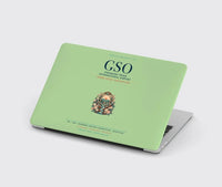 Thumbnail for Piedmont Triad International Airport (GSO) design on light green MacBook case