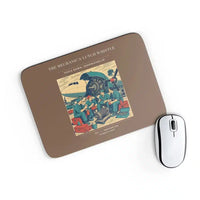 Thumbnail for VINTAGE G4452 - The Mechanic's Lunch Whistle - Designed Mouse Pads design on brown rectangle