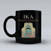 Thumbnail for Imam Khomeini International Airport IKA Mug design on black tehran