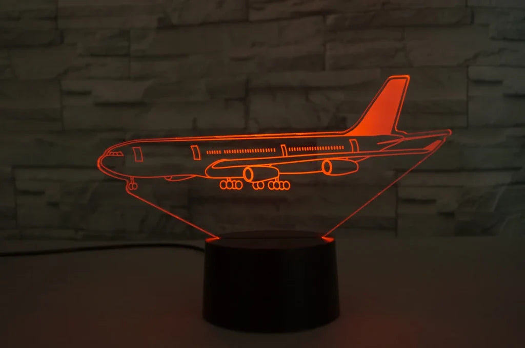 Customisable Airbus A340 3D Lamp - view 4