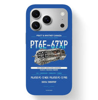 Thumbnail for PT6E-67XP Case design on blue iphone case