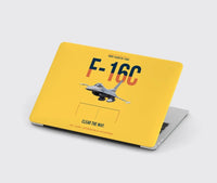 Thumbnail for F-16C Block 50 Clear The Way design on yellow MacBook case