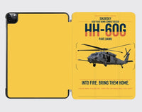 Thumbnail for Sikorsky HH-60G Pave Hawk design on yellow ipad tablet case