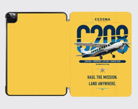 Thumbnail for Cessna 208 Caravan design on yellow ipad tablet case