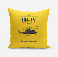 Thumbnail for Bell UH-1Y Venom design on yellow pillow