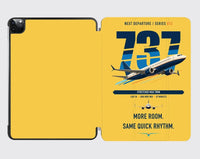 Thumbnail for Boeing 737 MAX 9 design on yellow ipad tablet case