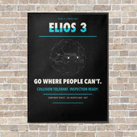 Thumbnail for Flyability Elios 3 vertical canvas print - framed - black background