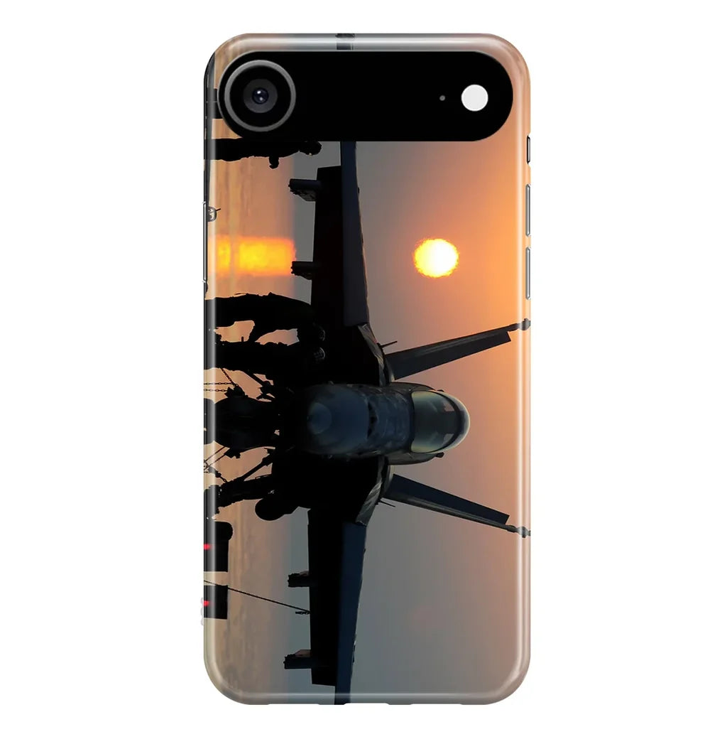 Military Jet During Sunset iPhone Case - view 3