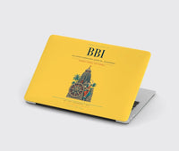 Thumbnail for Biju Patnaik International Airport (BBI) design on yellow MacBook case