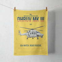 Thumbnail for HAL ALH Dhruv Mk III design on yellow towel
