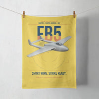 Thumbnail for de Havilland Vampire FB5 design on yellow towel