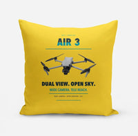 Thumbnail for DJI Air 3 design on yellow pillow