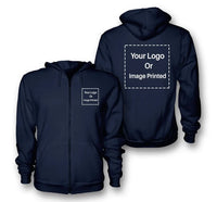 Thumbnail for Customisable Double LOGO Hoodie - view 3