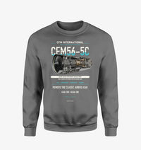 Thumbnail for CFM56-5C design on gray sweatshirt