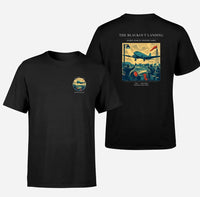 Thumbnail for VINTAGE G4501 - The Blackout Landing - Double-Side T-Shirt design on black double side t shirt