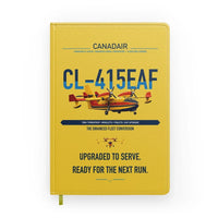 Thumbnail for Canadair CL-415EAF design on yellow notebook