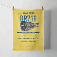 Thumbnail for BR710 design on yellow towel
