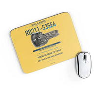 Thumbnail for RB211-535E4 design on yellow rectangle mouse pad